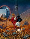 Diving in Gold From Scrooge McDuck