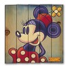 Little Miss Minnie Giclee On Reclaimed Wood