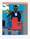 Family (Mother and Child) Serigraph