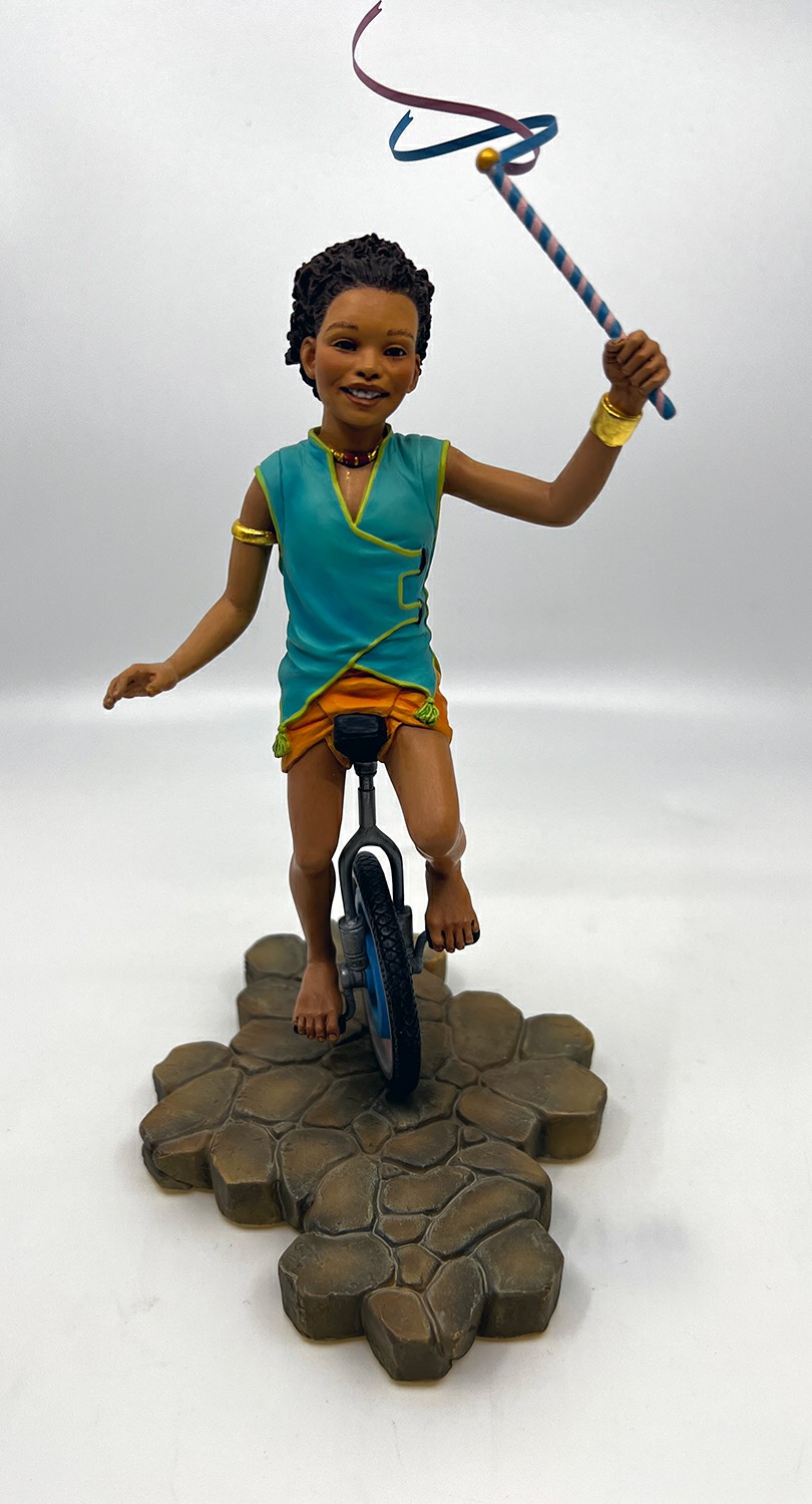 Pedalin' Pete First Issue by Thomas Blackshear's Ebony Visions Image is watermarked for copyright protection and is not present on the actual art work.