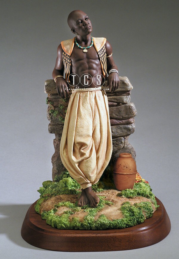 Chillin Artist Proof #4 by Thomas Blackshear's Ebony Visions Image is watermarked for copyright protection and is not present on the actual art work.