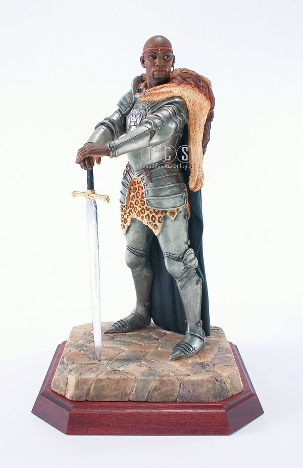Dark Knight Artist Signed by Thomas Blackshear Ebony Visions Image is watermarked for copyright protection and is not present on the actual art work.