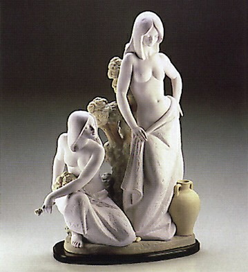 Pastoral Scene LE750 1986-95 by Lladro Image is watermarked for copyright protection and is not present on the actual art work.