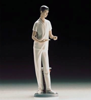 MEDIC by Retired Lladro Image is watermarked for copyright protection and is not present on the actual art work.