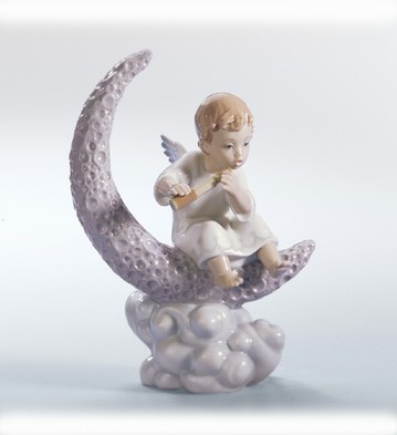 EXPLORING THE STARS by Retired Lladro Image is watermarked for copyright protection and is not present on the actual art work.