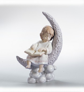 DREAMING OF THE STARS by Retired Lladro Image is watermarked for copyright protection and is not present on the actual art work.