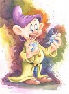 Diamonds are a Dwarfs Best Friend Giclee on Canvas