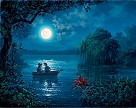 Kiss the Girl Giclee on Canvas