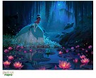 Princess and The Frog Tiana & the Frog Giclee on Paper