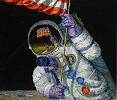 Alan Bean_Red, White and Blue, LIMITED EDITION CANVAS