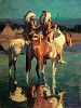 David Mann_Cheyenne Camp by David Mann Giclee on Canvas  Artist Proof
