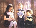Kathryn Fincher&nbsp;Jesus Loves Me by Kathryn Fincher Canvas  Signed & Numbered