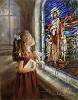 Kathryn Fincher&nbsp;Feed My Sheep by Kathryn Fincher Canvas  Signed & Numbered