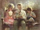 Kathryn Fincher&nbsp;Be a Cheerful Giver by Kathy Fincher Canvas  Signed & Numbered
