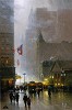 G Harvey&nbsp;The Lights of Broadway by G. Harvey Giclee on Canvas  Artist Proof