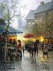 G Harvey&nbsp;Flower Vendor  Boston by G. Harvey Canvas  Signed & Numbered