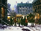 G Harvey&nbsp;Fresh Snow in the City by G. Harvey Canvas  Signed & Numbered