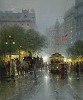G Harvey&nbsp;Evening on Broadway by G. Harvey Giclee on Canvas  Artist Proof