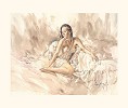 Gordon King_Missing You Giclee paper Giclee paper Framed
