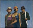 Hamish Blakely&nbsp;The Optimists Giclee paper Giclee paper Framed
