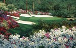 Larry Dyke_Springtime at Augusta's 13th by Larry Dyke Serigraph on Canvas  Artist Proof