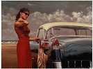 Mark Spain&nbsp;Storm Brewing Giclee paper Giclee paper Framed
