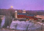 Peter Poskas&nbsp;YELLOW MOON RISING PARMALEE FARM LIMITED EDITION PRINT