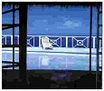 Reuben Colley&nbsp;The Villa Silkscreen Silkscreen Framed