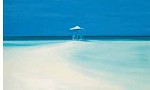Reuben Colley&nbsp;The Sandbar Silkscreen Silkscreen Framed
