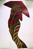 Charles Bibbs_The Red Umbrella -Litho Special Artisit Edition Remarque