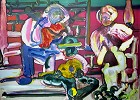 Romare Bearden&nbsp;Louisiana Serenade Artist Signed