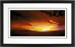 Richard Rowan_Smouldering Skies Giclee paper Giclee paper Framed