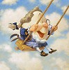 Scott Gustafson_Humpty Dumpty Sat on a Swing, LIMITED EDITION CANVAS