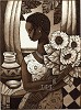 Keith Mallett_Sunflower Etching
