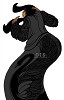 Charles Bibbs_Lady In Black Printers Proof Remarque