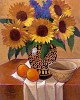 Keith Mallett_Still Life with Sunflowers Giclee