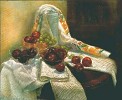 Brenda Joysmith&nbsp;Plums and Green Grapes Giclee