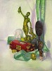 Brenda Joysmith&nbsp;Still Life with Brass Hunter Seriagraph