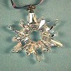 1998 Swarovski Snowflake Ornament