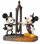 Mickey Through The Years Mickey Mouse With Mirror Mickey Then And Now