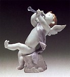 Lladro Angel_with_clarinet_1972-88 1232G