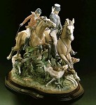 Lladro The_hunt_le750_1974-84&nbsp;1308G 