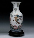 Lladro Rose_garden_vase_1989-00_le300&nbsp;1618G 