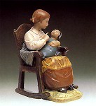 Lladro Girl_in_rocking_chair_1978-81&nbsp;2089M 