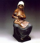Lladro Mother_feeding_baby_1981-85&nbsp;2126M 