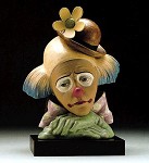 Lladro Clown_with_bowler_hat_1996-99 2350M