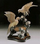 Lladro Turtle_dove_nest_le_1200__1980-94&nbsp;3519M 
