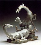 Lladro Playful_horses_1969-89&nbsp;4597G 
