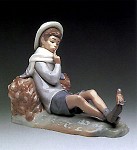 Lladro Shepherd_with_bird_1970-85&nbsp;4730G 