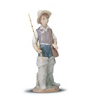 Lladro Going_fishing_1972--2001&nbsp;4809G 